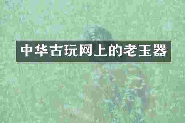 中华古玩网上的老玉器