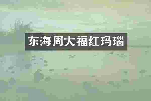 东海周大福红玛瑙