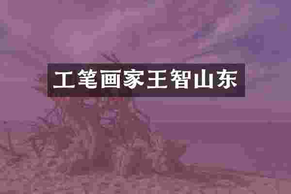 工笔画家王智山东