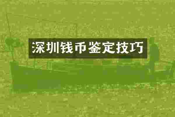深圳钱币鉴定技巧