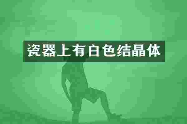瓷器上有白色结晶体