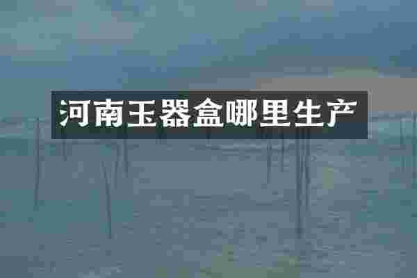 河南玉器盒哪里生产