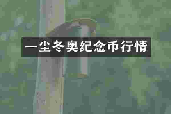 一尘冬奥纪念币行情