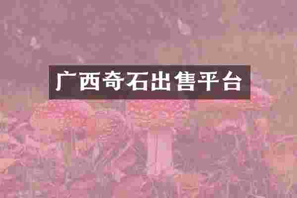 广西奇石出售平台