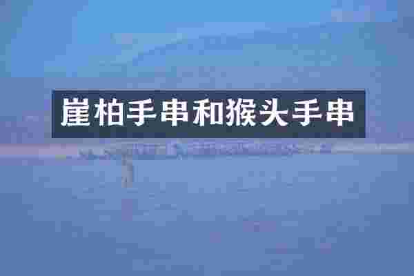 崖柏手串和猴头手串