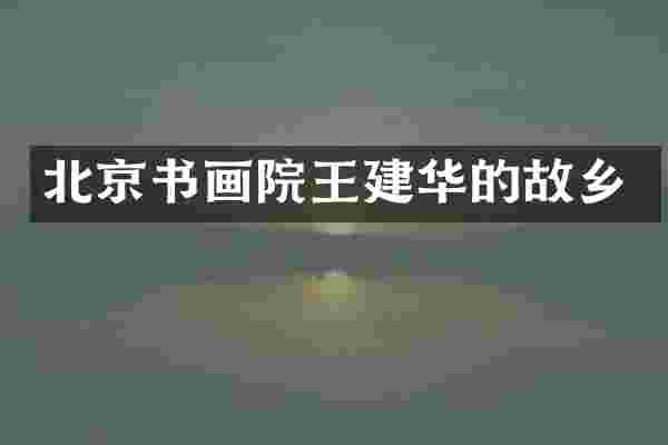 北京书画院王建华的故乡