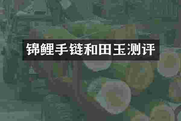 锦鲤手链和田玉测评
