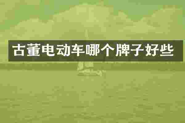 古董电动车哪个牌子好些