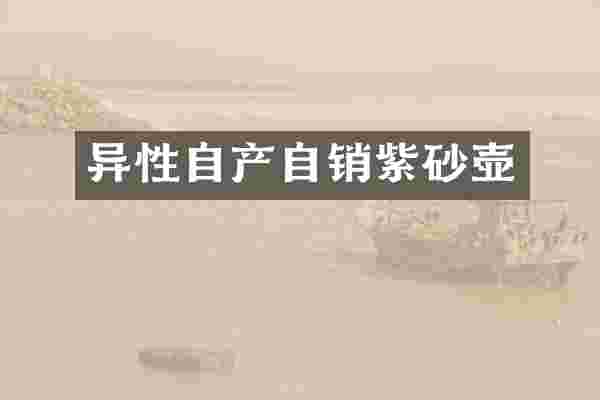 异性自产自销紫砂壶