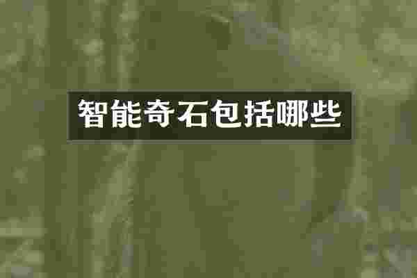 智能奇石包括哪些