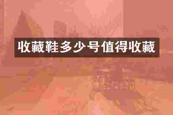 收藏鞋多少号值得收藏