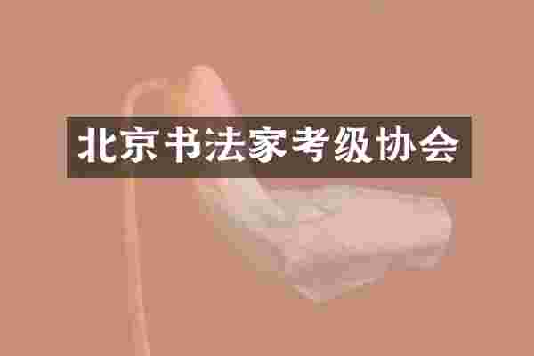 北京书法家考级协会