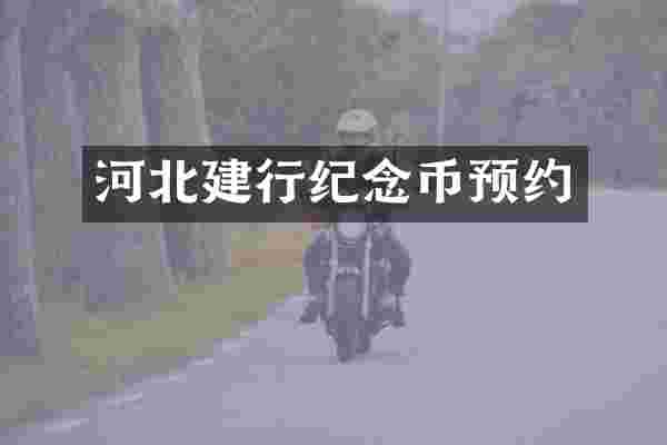 河北建行纪念币预约