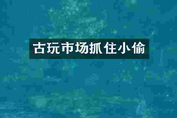 古玩市场抓住小偷