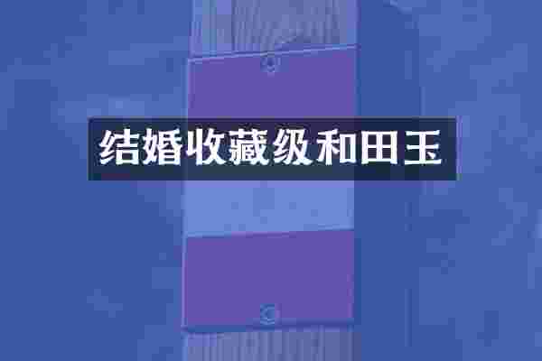 结婚收藏级和田玉