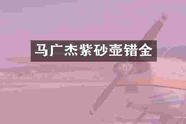 马广杰紫砂壶错金