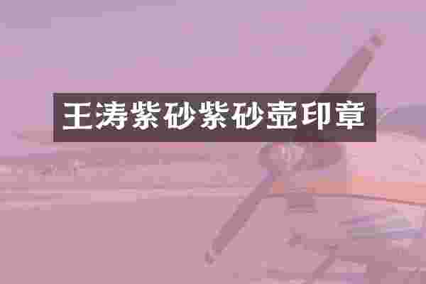 王涛紫砂紫砂壶印章