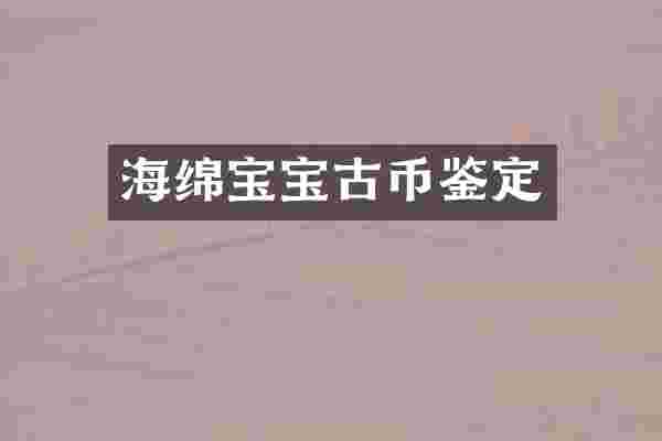 海绵宝宝古币鉴定