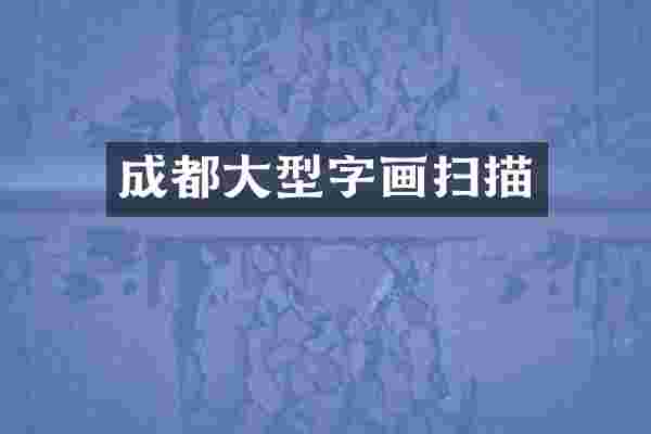 成都大型字画扫描