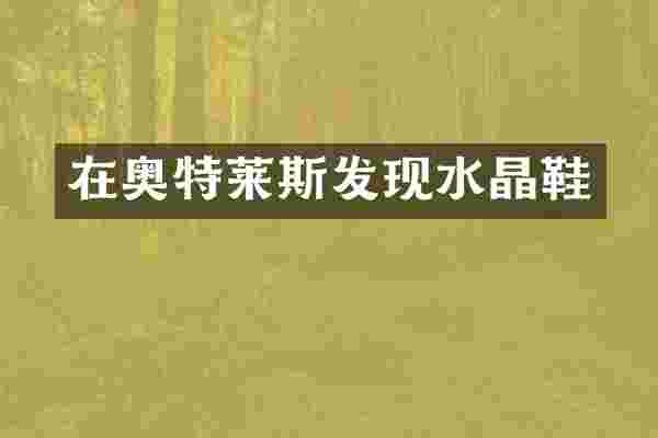 在奥特莱斯发现水晶鞋