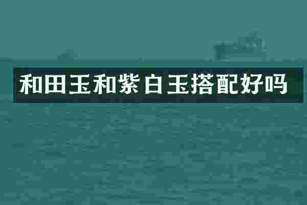 和田玉和紫白玉搭配好吗