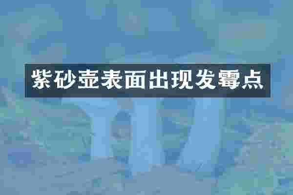 紫砂壶表面出现发霉点