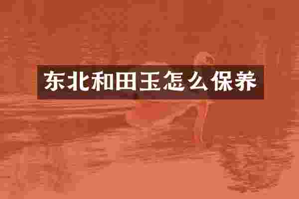东北和田玉怎么保养