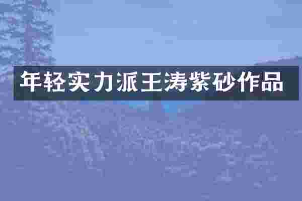 年轻实力派王涛紫砂作品