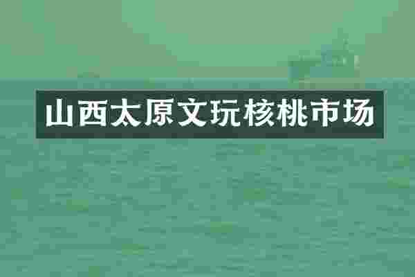山西太原文玩核桃市场