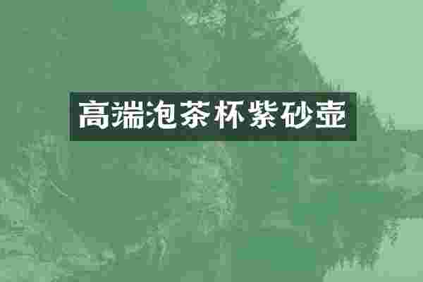 高端泡茶杯紫砂壶