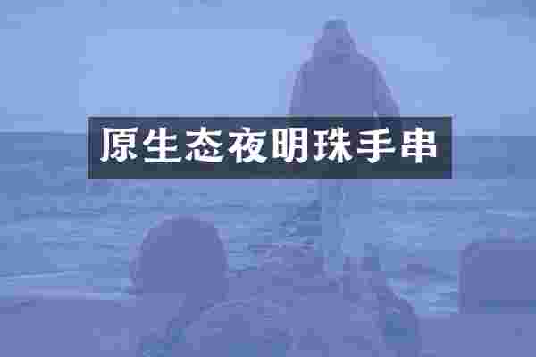原生态夜明珠手串