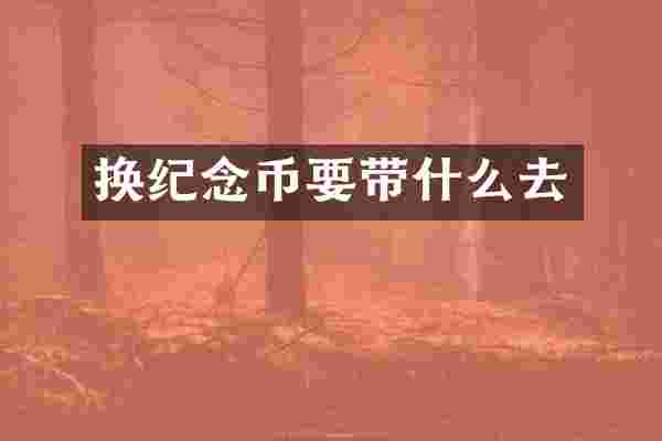 换纪念币要带什么去