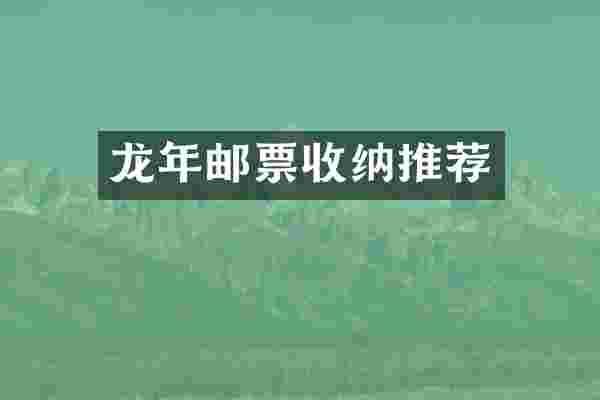 龙年邮票收纳推荐