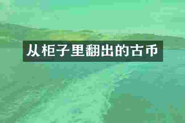 从柜子里翻出的古币