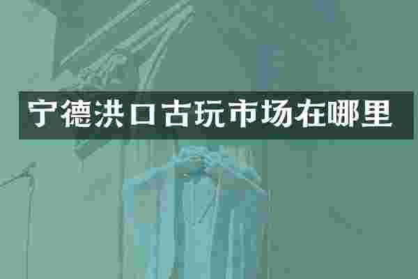 宁德洪口古玩市场在哪里