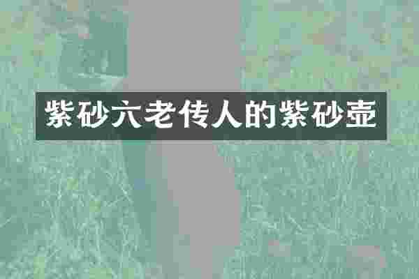 紫砂六老传人的紫砂壶