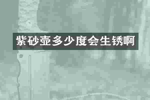 紫砂壶多少度会生锈啊