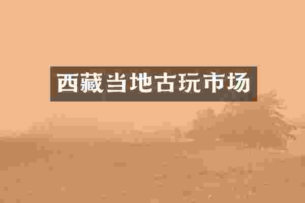西藏当地古玩市场