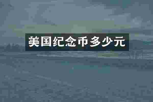 美国纪念币多少元
