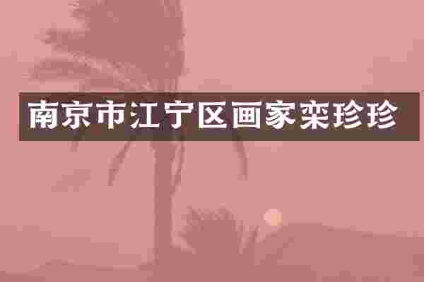 南京市江宁区画家栾珍珍