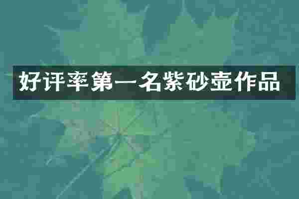 好评率第一名紫砂壶作品