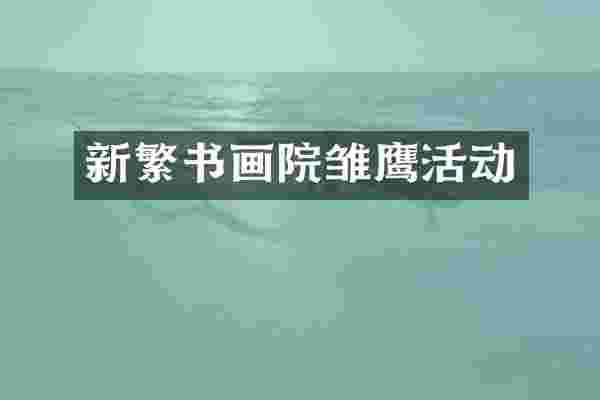 新繁书画院雏鹰活动