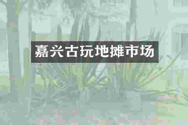 嘉兴古玩地摊市场