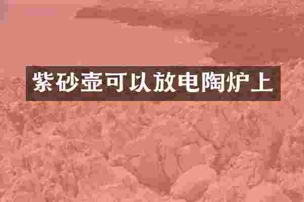 紫砂壶可以放电陶炉上