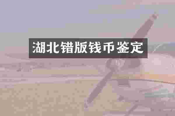 湖北错版钱币鉴定