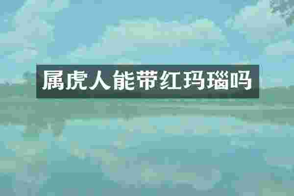 属虎人能带红玛瑙吗