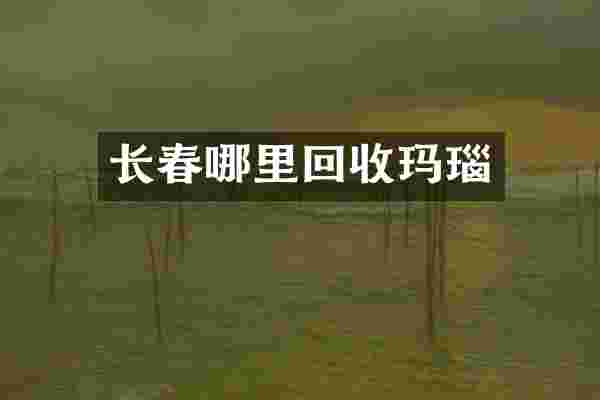 长春哪里回收玛瑙