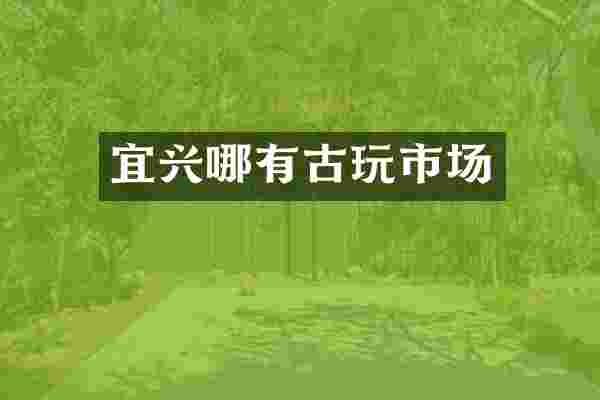 宜兴哪有古玩市场