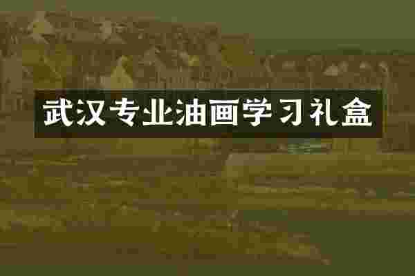 武汉专业油画学习礼盒