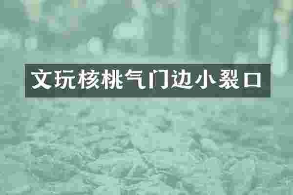 文玩核桃气门边小裂口